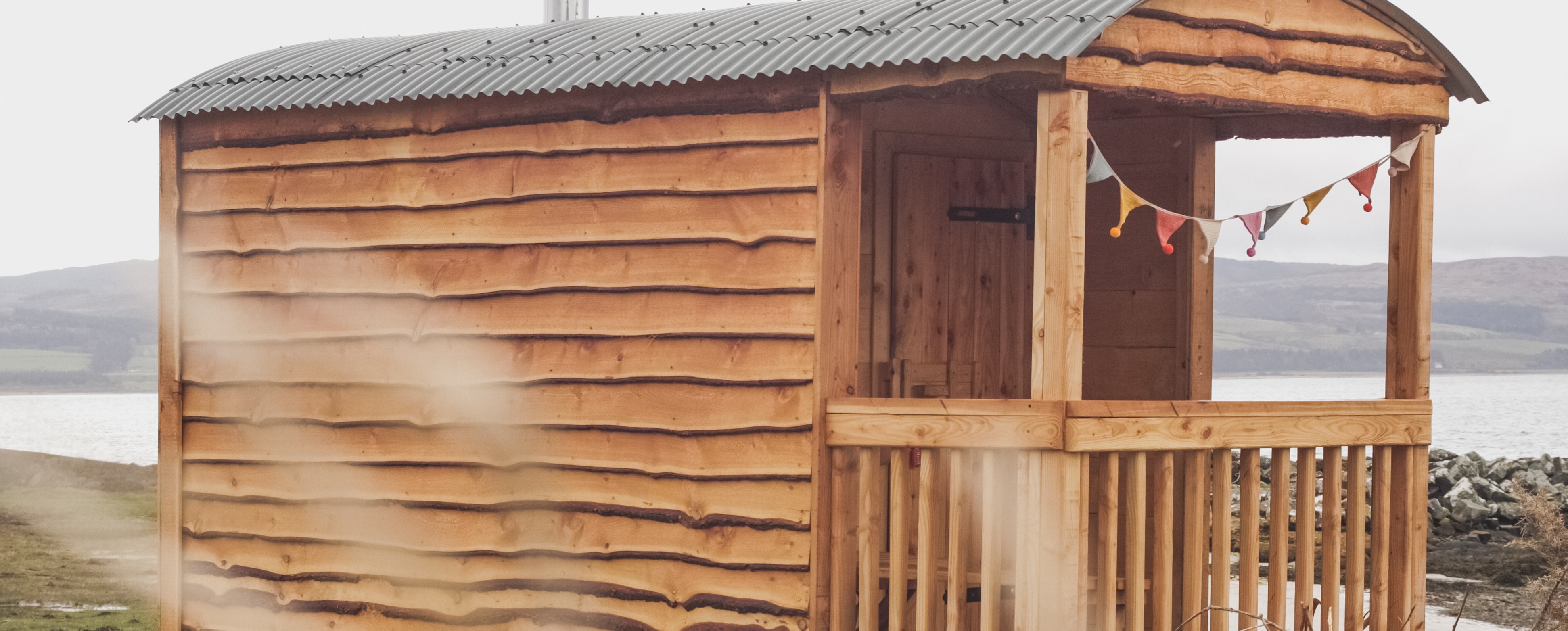 Sauna overlooking Ardminish Bay